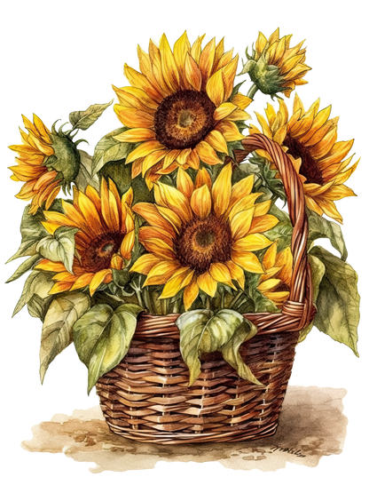 Sun Flowers 11 OZ Cup
