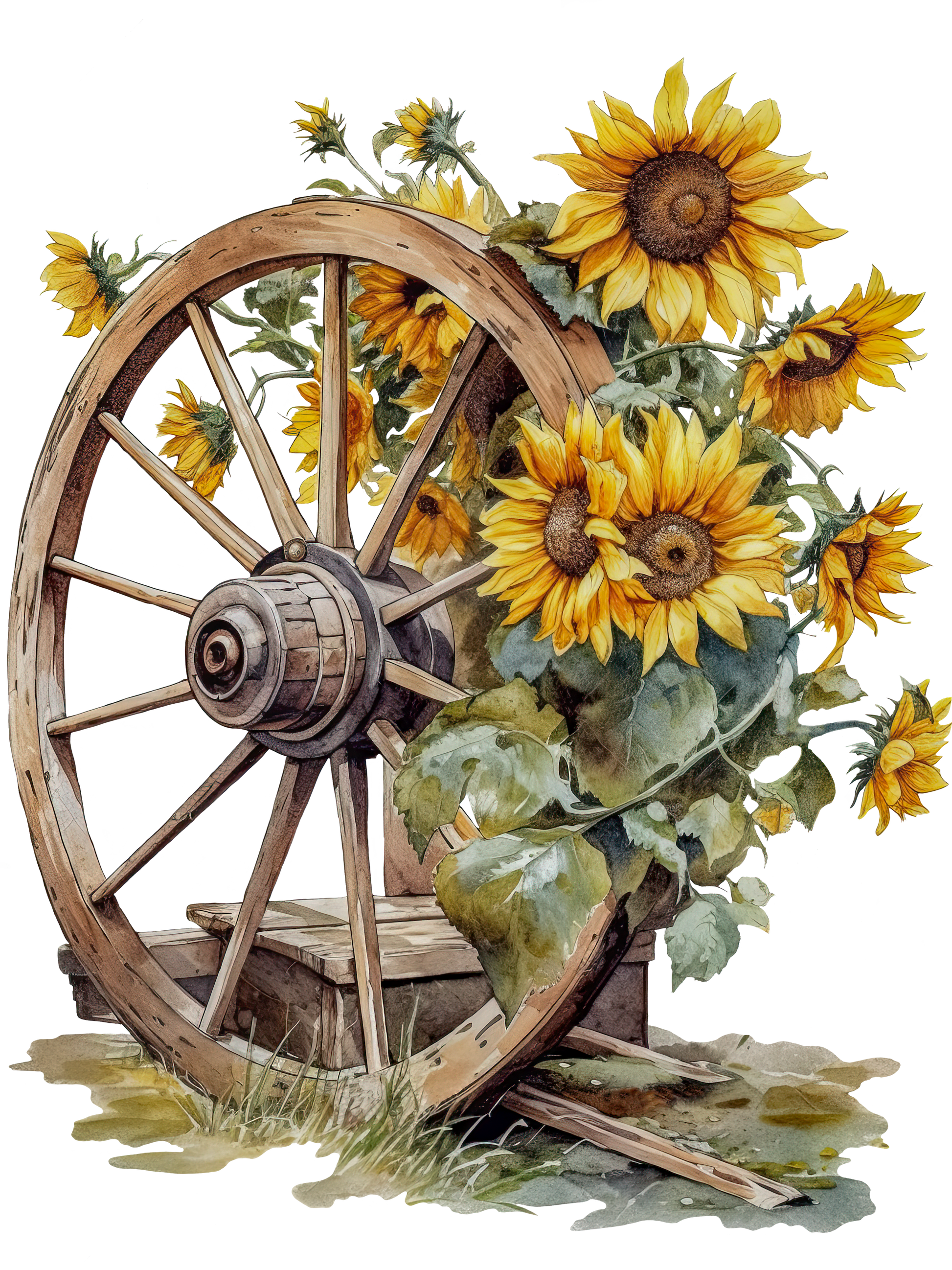 Sunflower Wheel