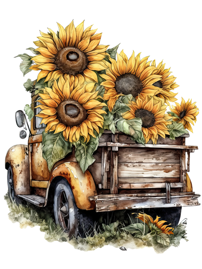 Sunflower Truck