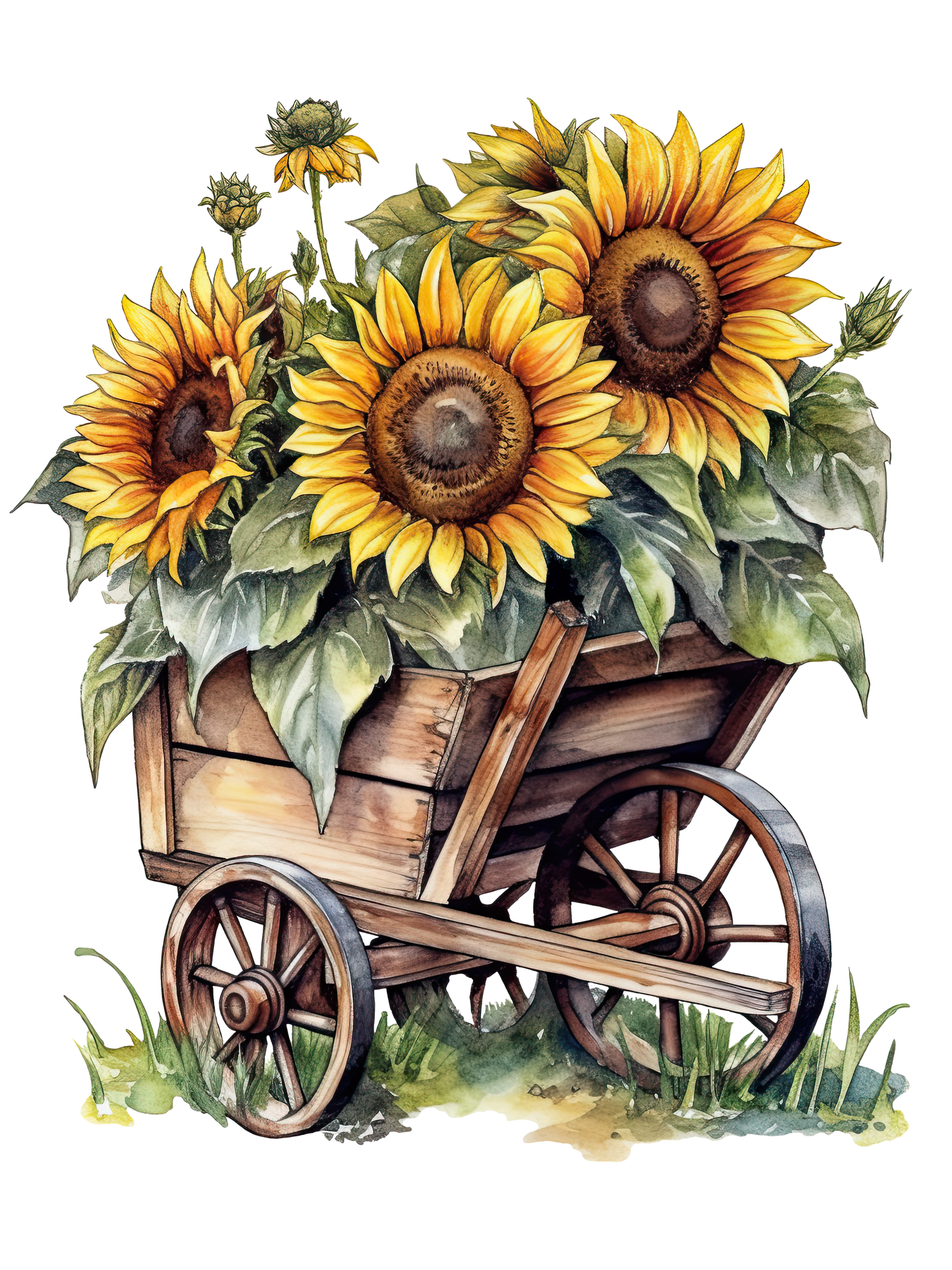 Sunflower Barrel